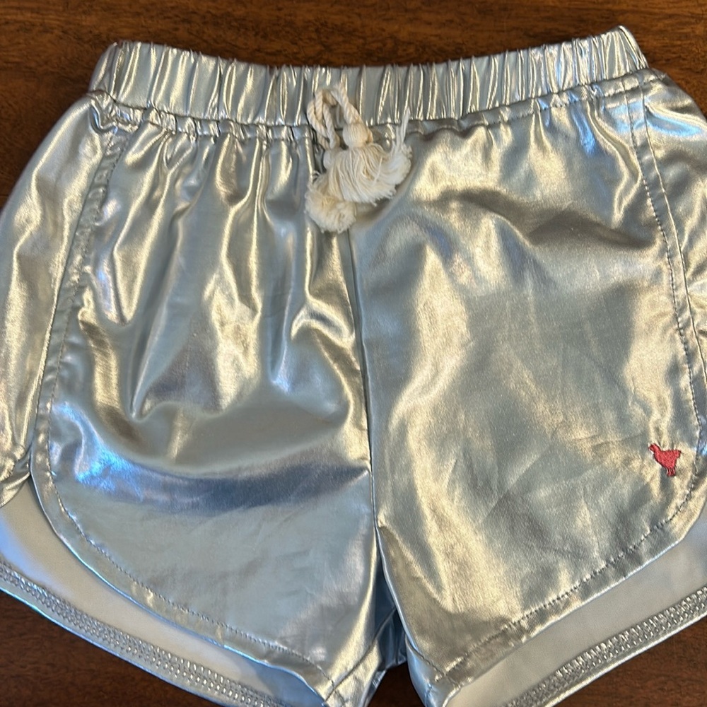 Pink chicken metallic kids shorts.  Brand new.